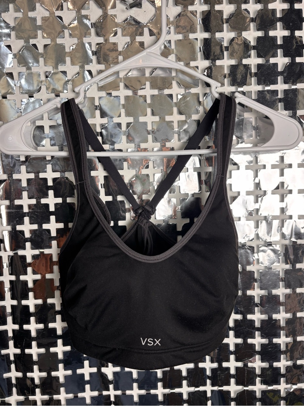 VSX Black Crisscross Back High-Support Sports Bra